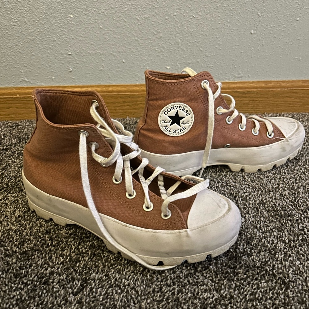 Brown Platform Converse